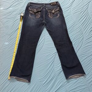 Stylish Dark Blue Boot Cut Women's Jeans